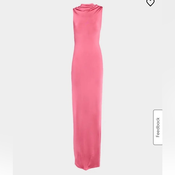 Victoria Beckham Pink Maxi Dress
